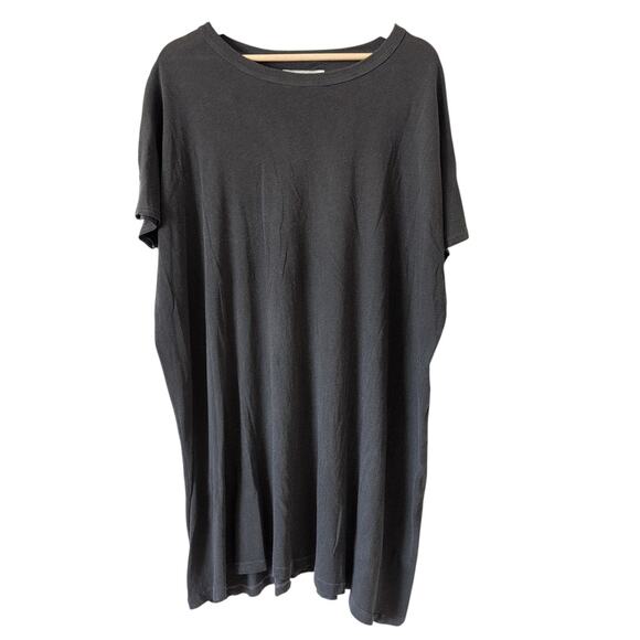 The Great. Oversized Gray Tunic Shirt 100% Cotton Vintage Wash Size 2 (Medium) - Picture 3 of 8